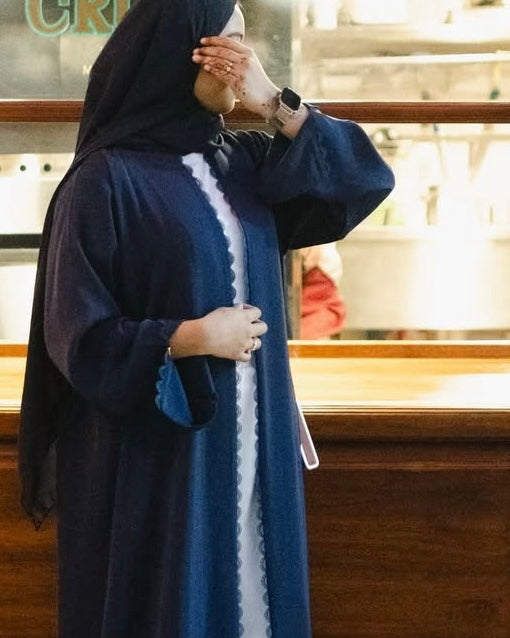 Kiza Abaya (Blue)